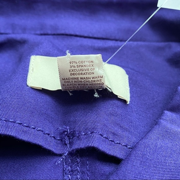LOFT Purple Military Jacket - Picture 9 of 9
